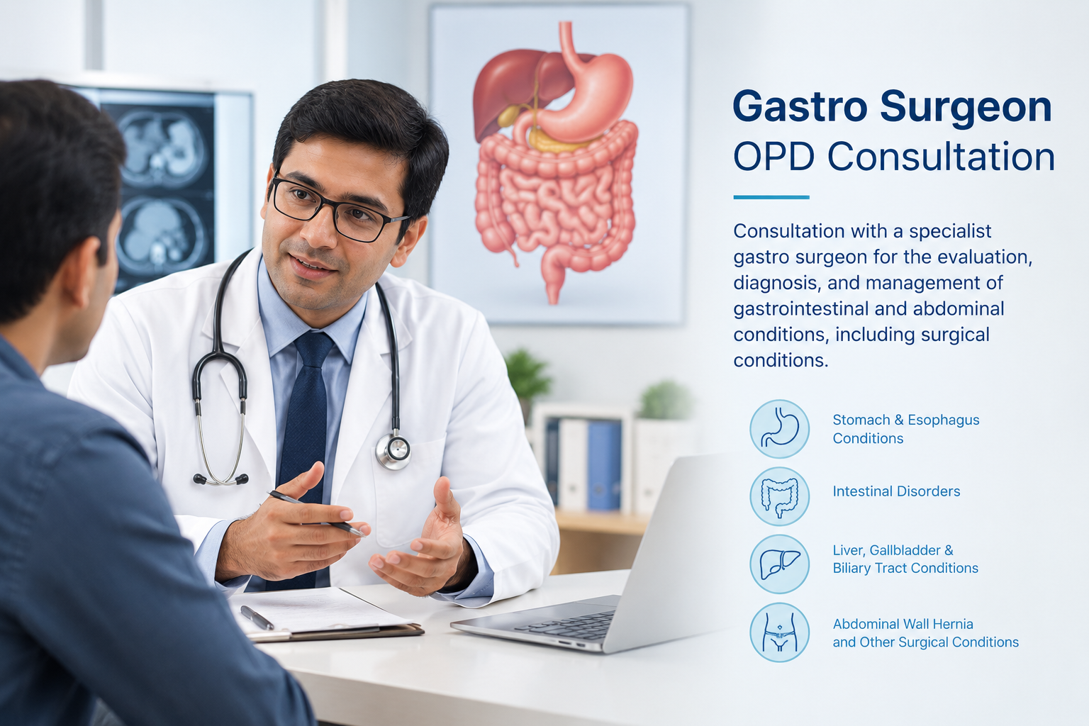 Gastro Surgeon OPD Consultation